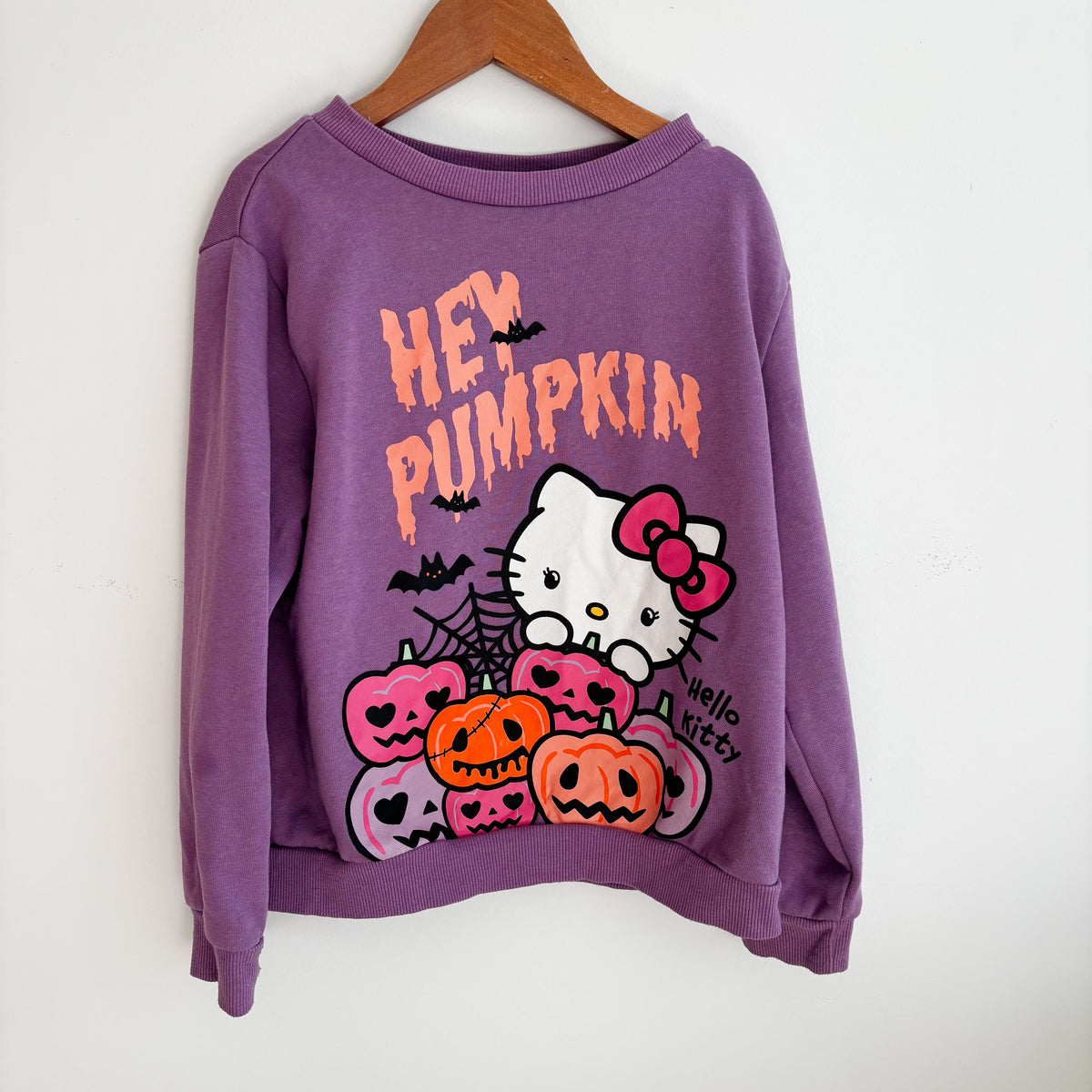 Purple Cat Character Sweatshirt (6-8Y)