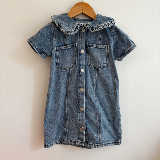 Denim Collared Dress (3-4Y)