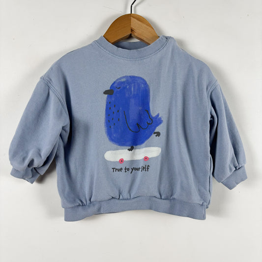 Blue Bird Sweatshirt (12-18M)