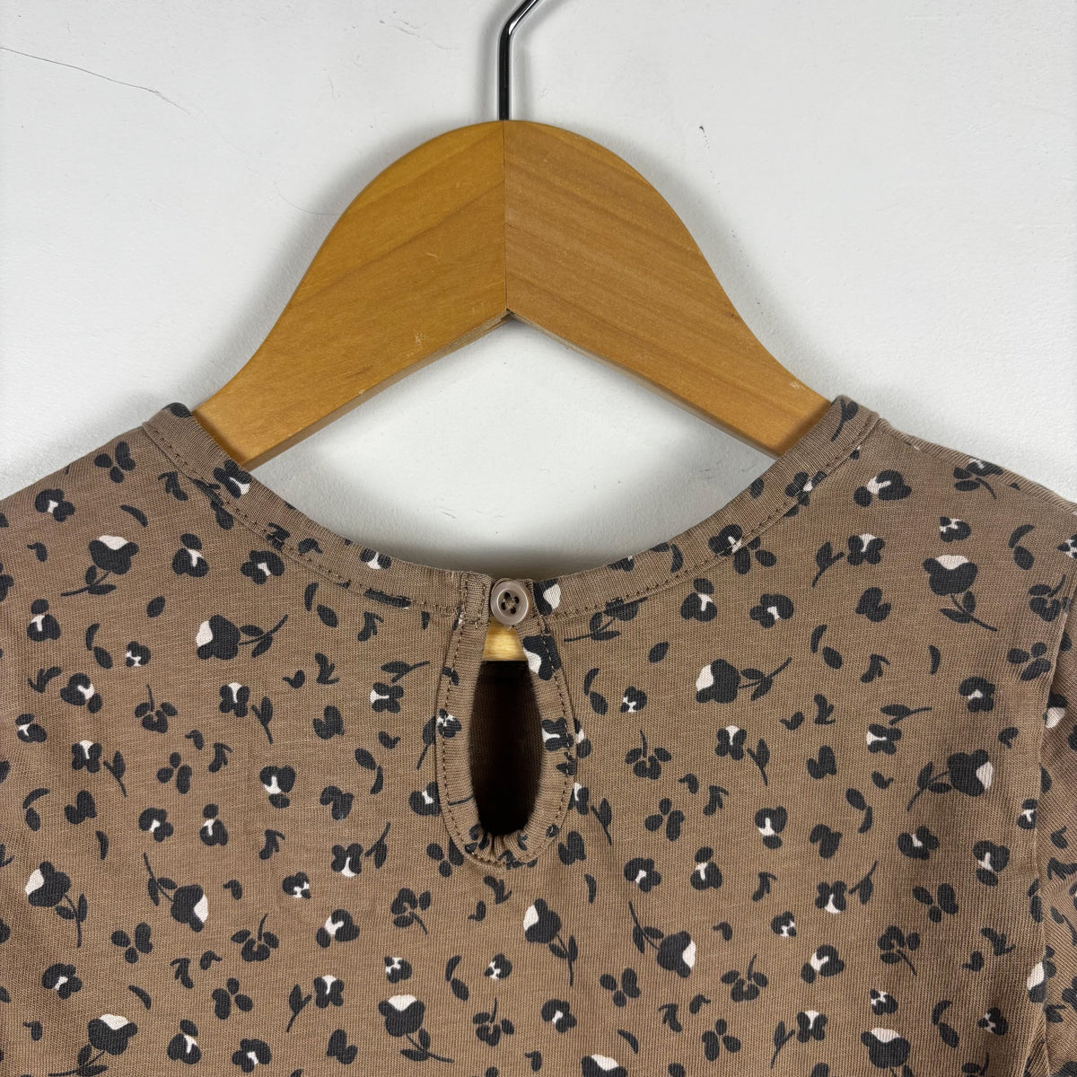 Neutral Floral Dress (3T)