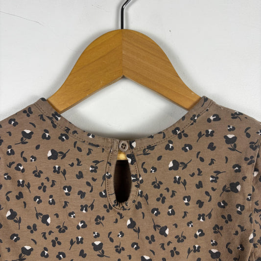 Neutral Floral Dress (3T)