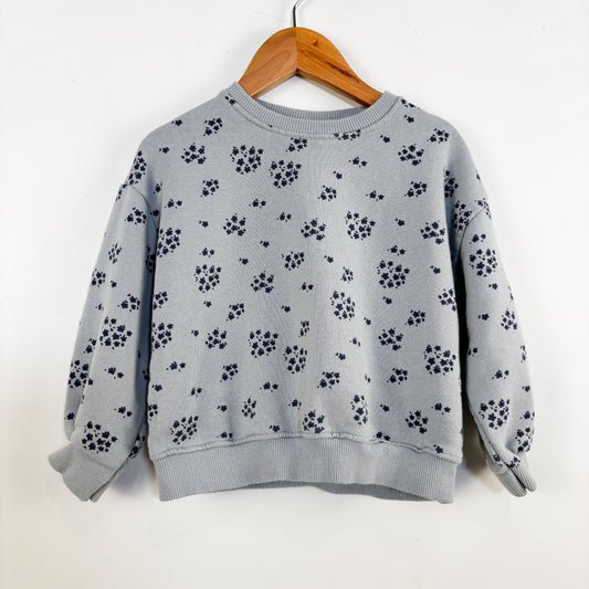 Blue Floral Sweatshirt (3Y)