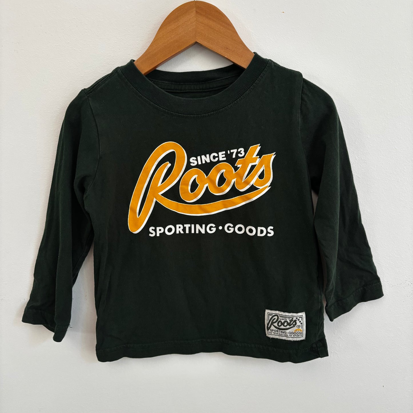 Dark Green Logo Long Sleeve (18-24M)