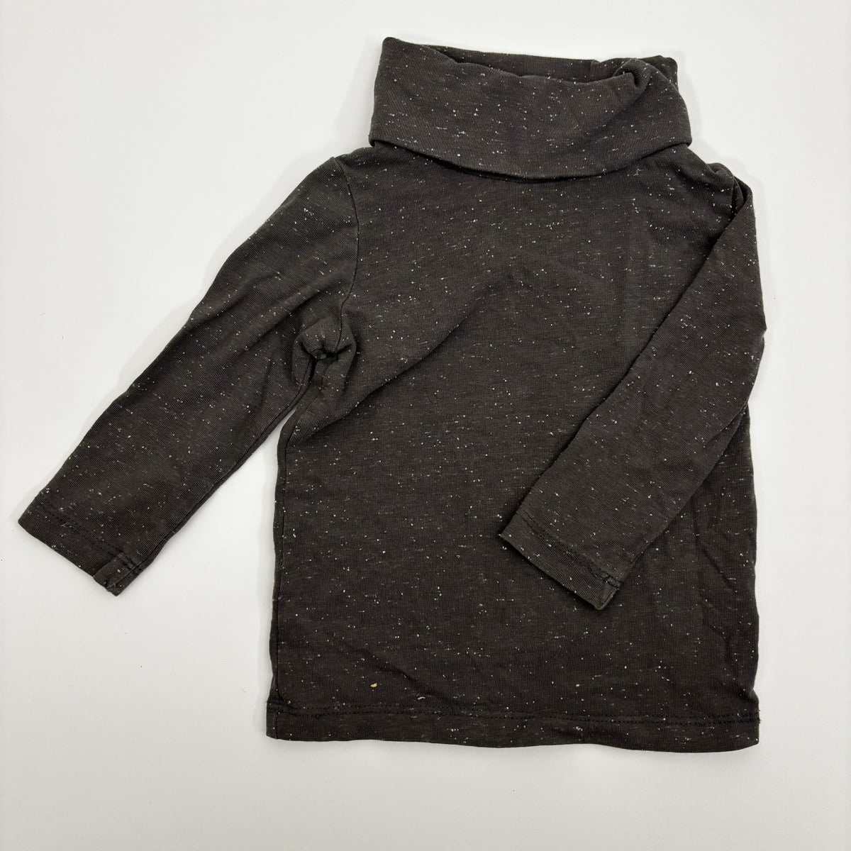 Grey Speckled Turtleneck (3-6M)