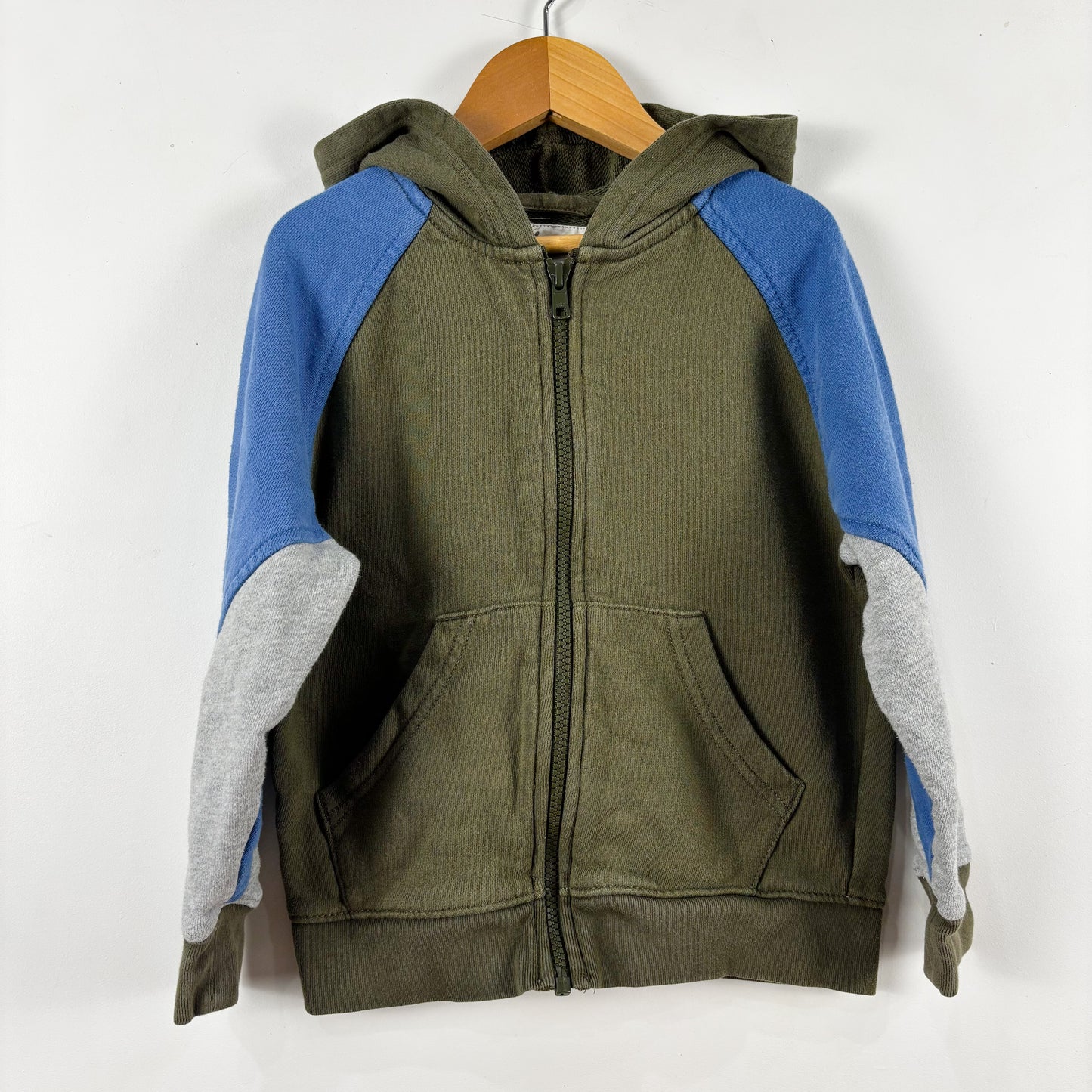 Colour Block Zip Hoodie (5Y)