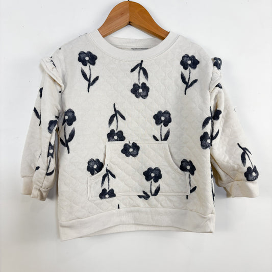 Cream & Grey Sweatshirt (2T)