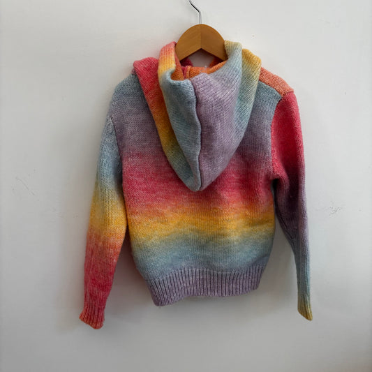 Hooded Rainbow Sweater (2T)