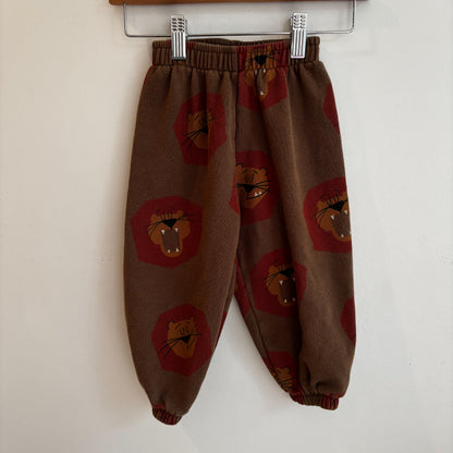 Lion Print Sweatshirt + Sweatpants (2Y)