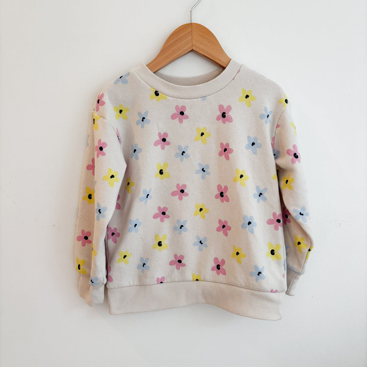 Flower Print Sweatshirt (4T)
