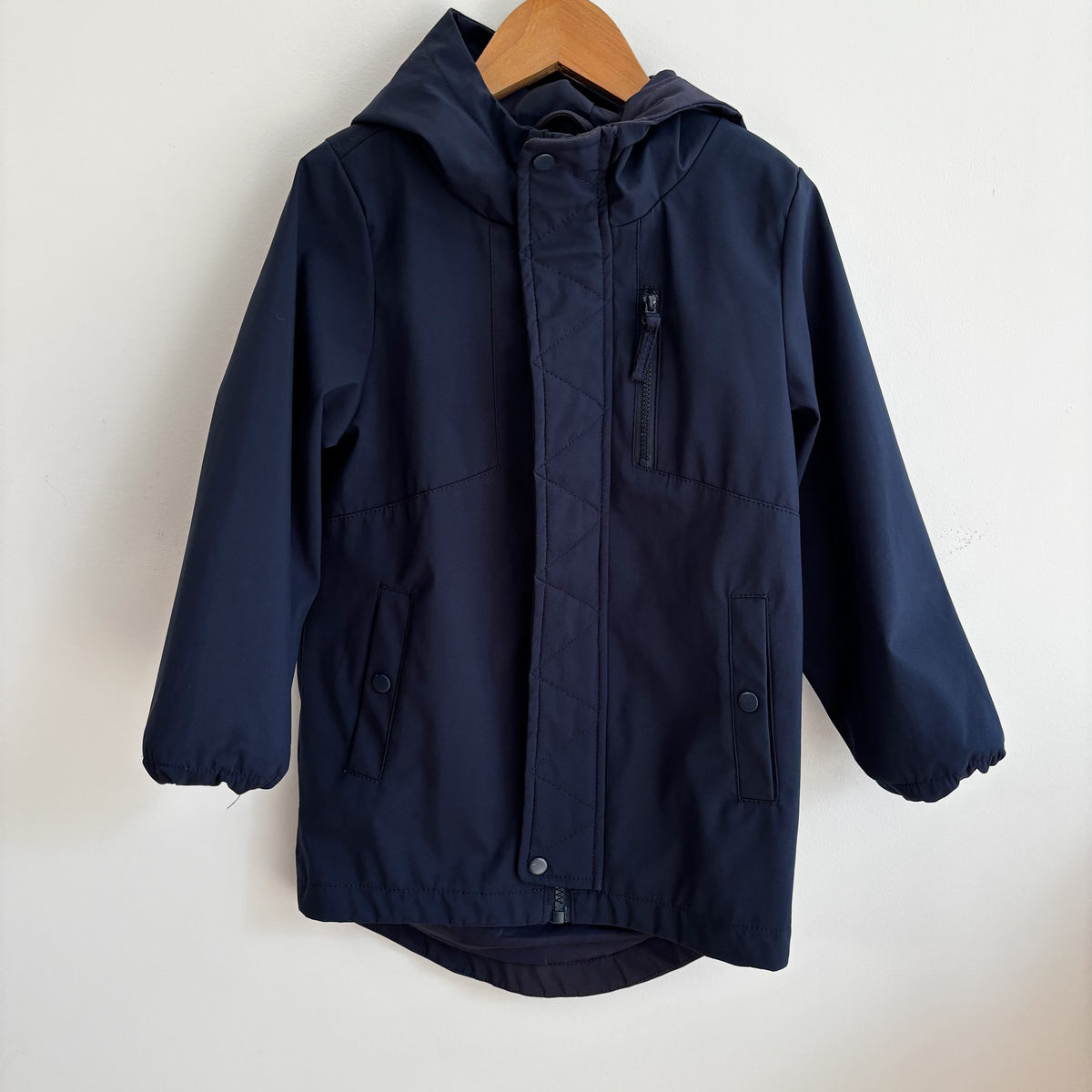 Navy Blue Lined Windbreaker (5Y)