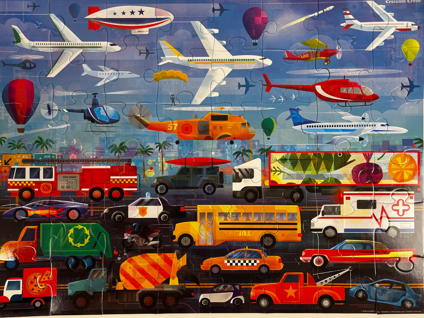 Things That Go Puzzle (48 PCS)