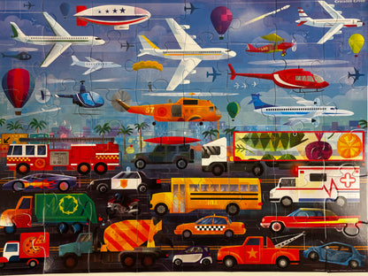 Things That Go Puzzle (48 PCS)