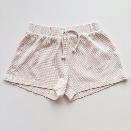 Cream Waffle Shorts (9Y)