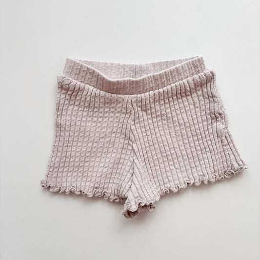 Fine Knit/Ribbed Shorts (3-6M)