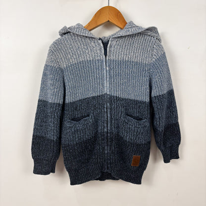 Hooded Zip Sweater (3Y)