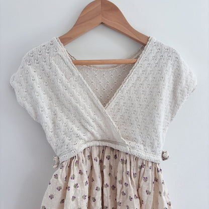 Knit Floral Dress (4Y)