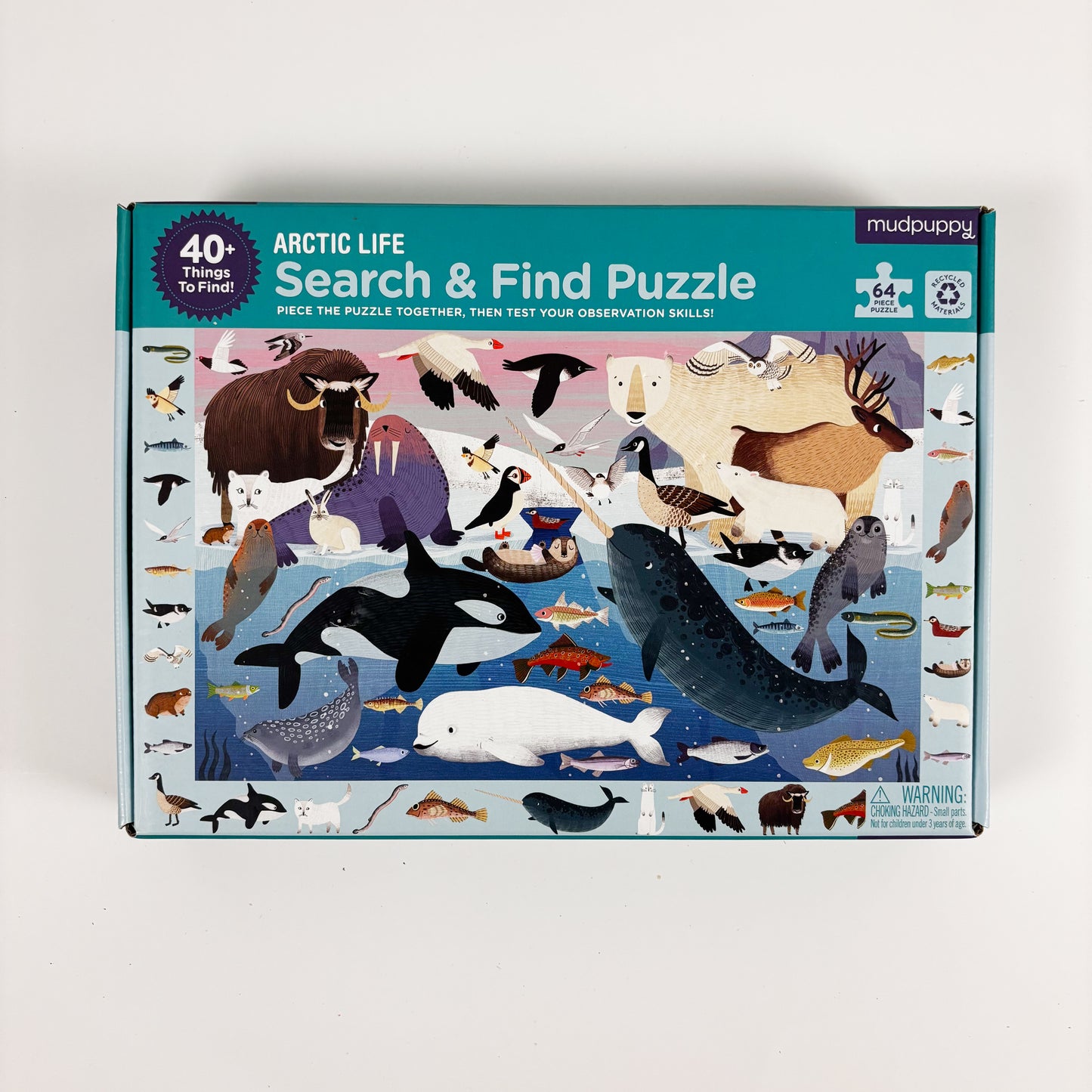 Arctic Life Search & Find Puzzle (64 PCS)