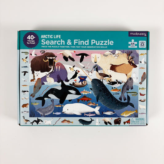 Arctic Life Search & Find Puzzle (64 PCS)
