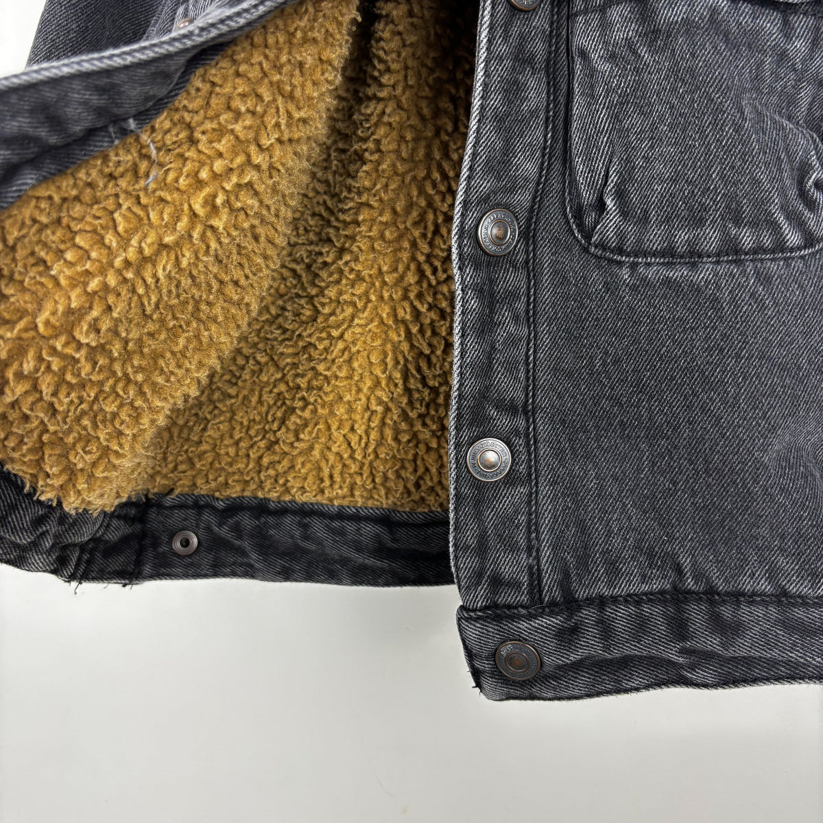 Black Denim Insulated Jacket (18-24M)