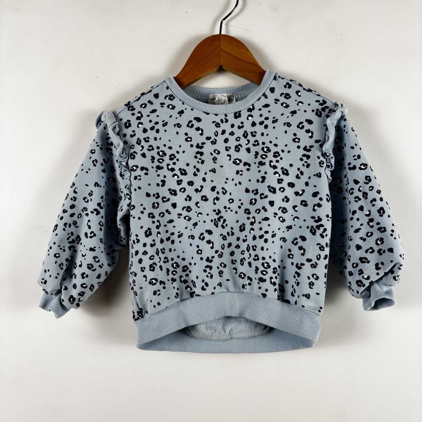 Baby Blue Ruffled Sweatshirt (18M)