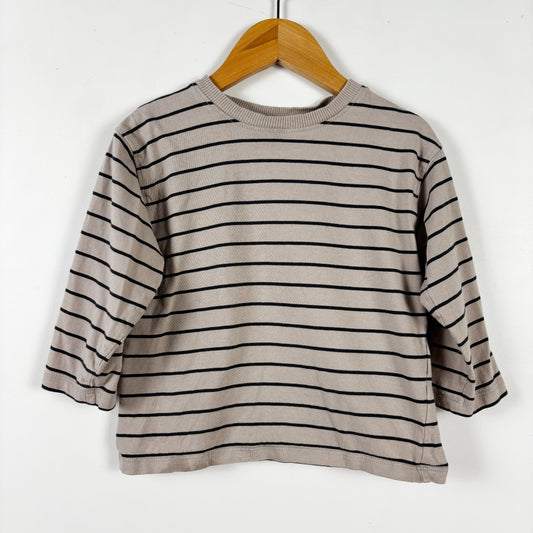 Beige & Black Striped Shirt (2-3Y)