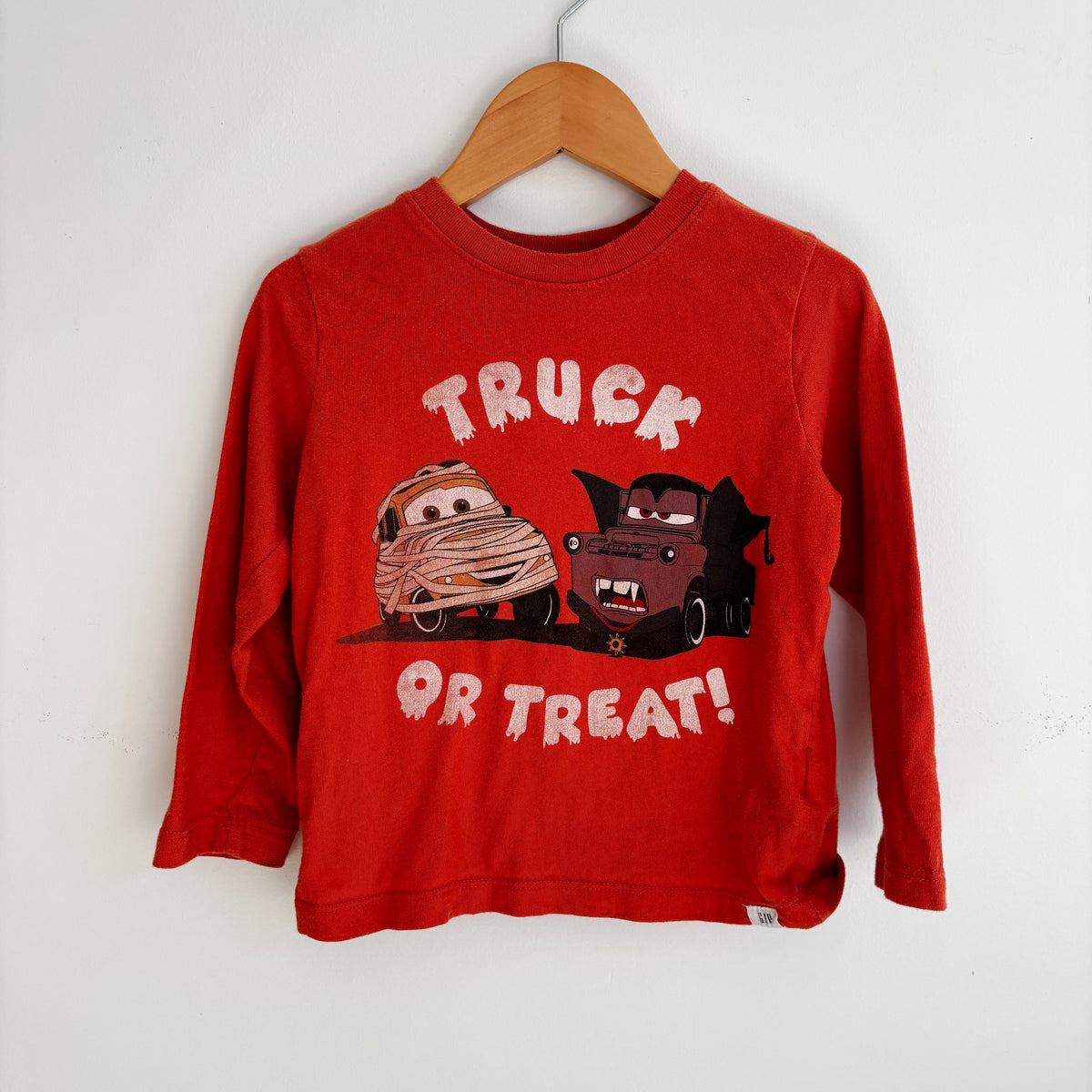 Car Character Orange Long Sleeve (3Y)