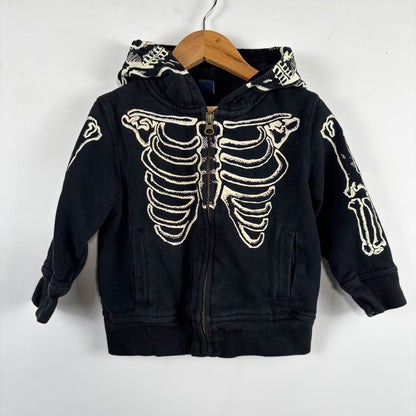 Glow In The Dark Skeleton Hoodie (2Y)