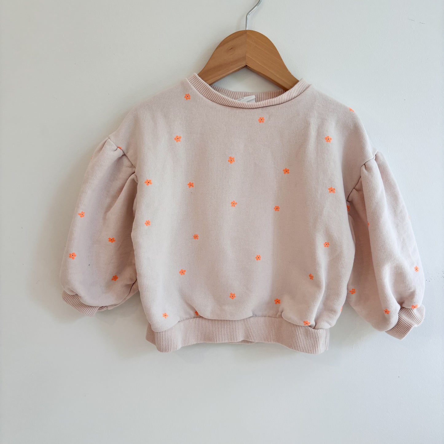 Pink Floral Sweatshirt (18-24M)