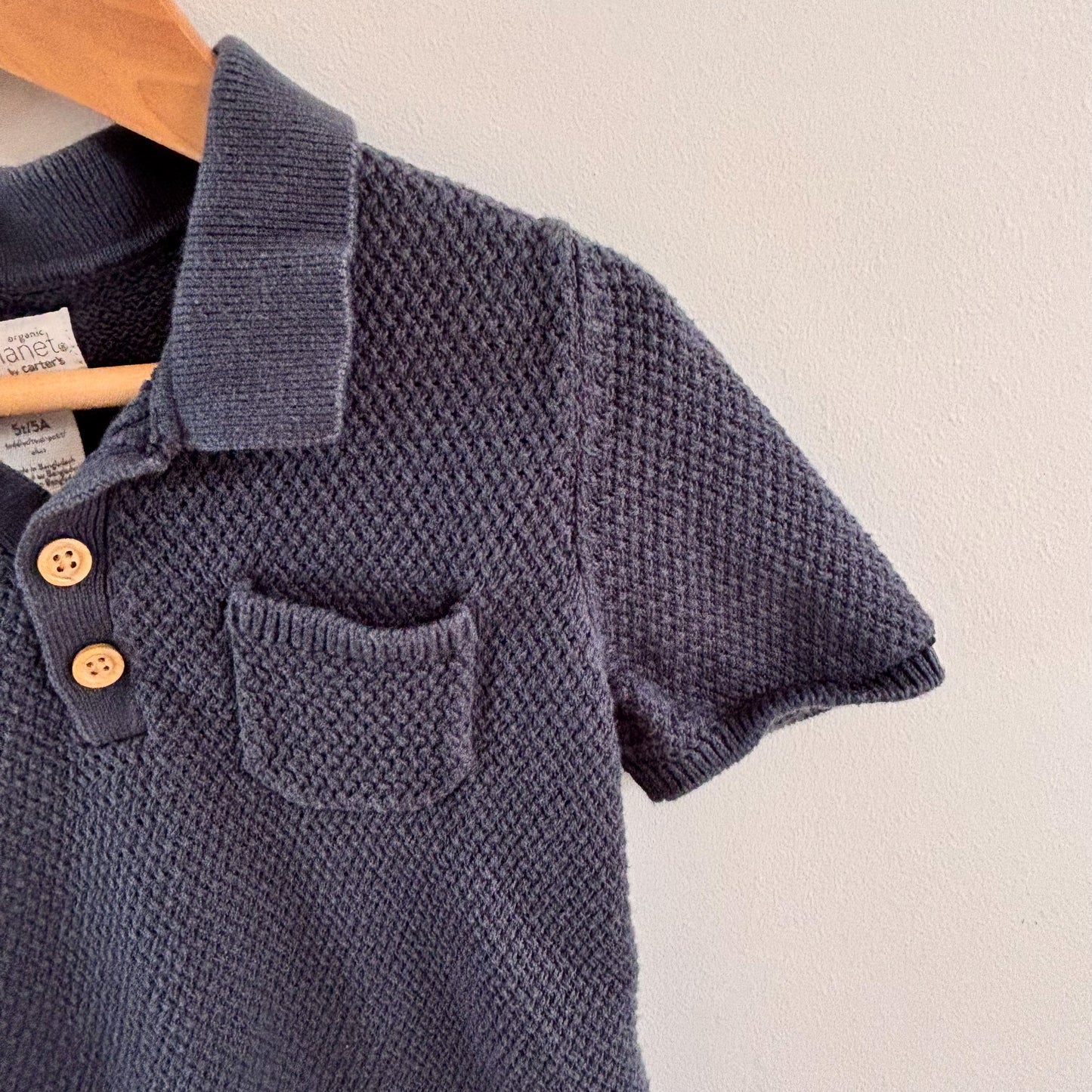 Blue Knit Shirt (5Y)