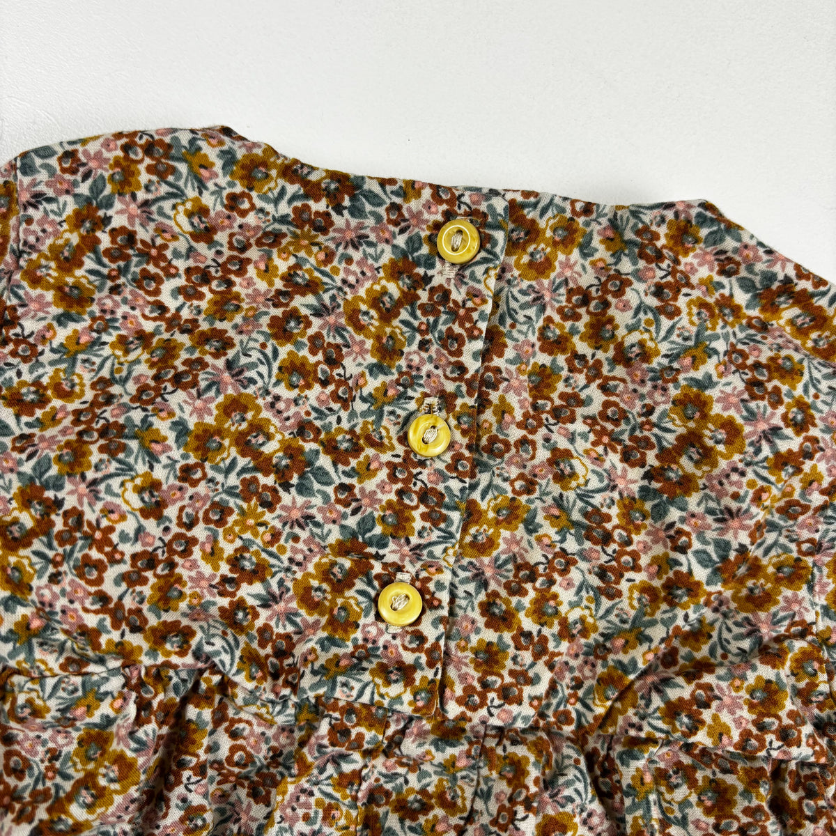 Floral Long Sleeve Romper (2-4M)