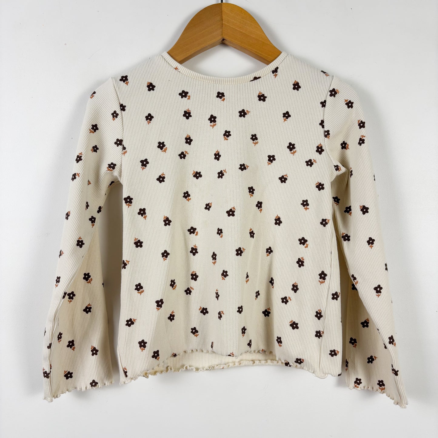 PLAY - Floral Ribbed Long Sleeve Shirt (3Y)