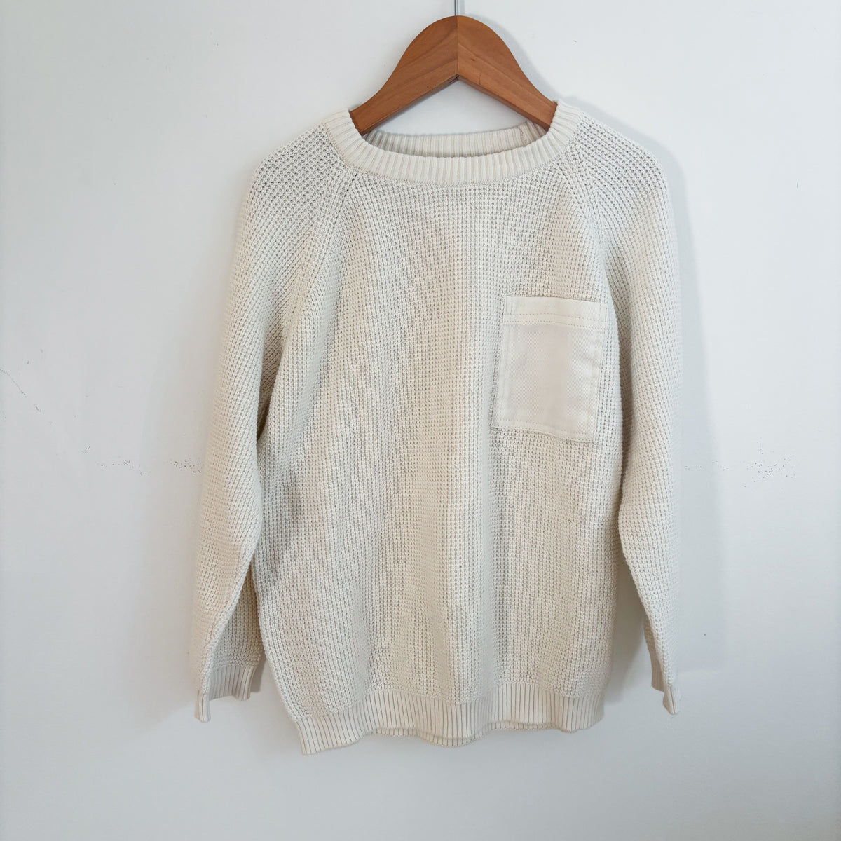 Cream Pocket Sweater (7Y)