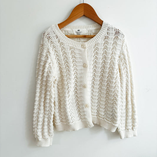 Off White Cardigan (4-6Y)