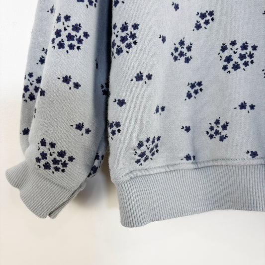 Blue Floral Sweatshirt (3Y)