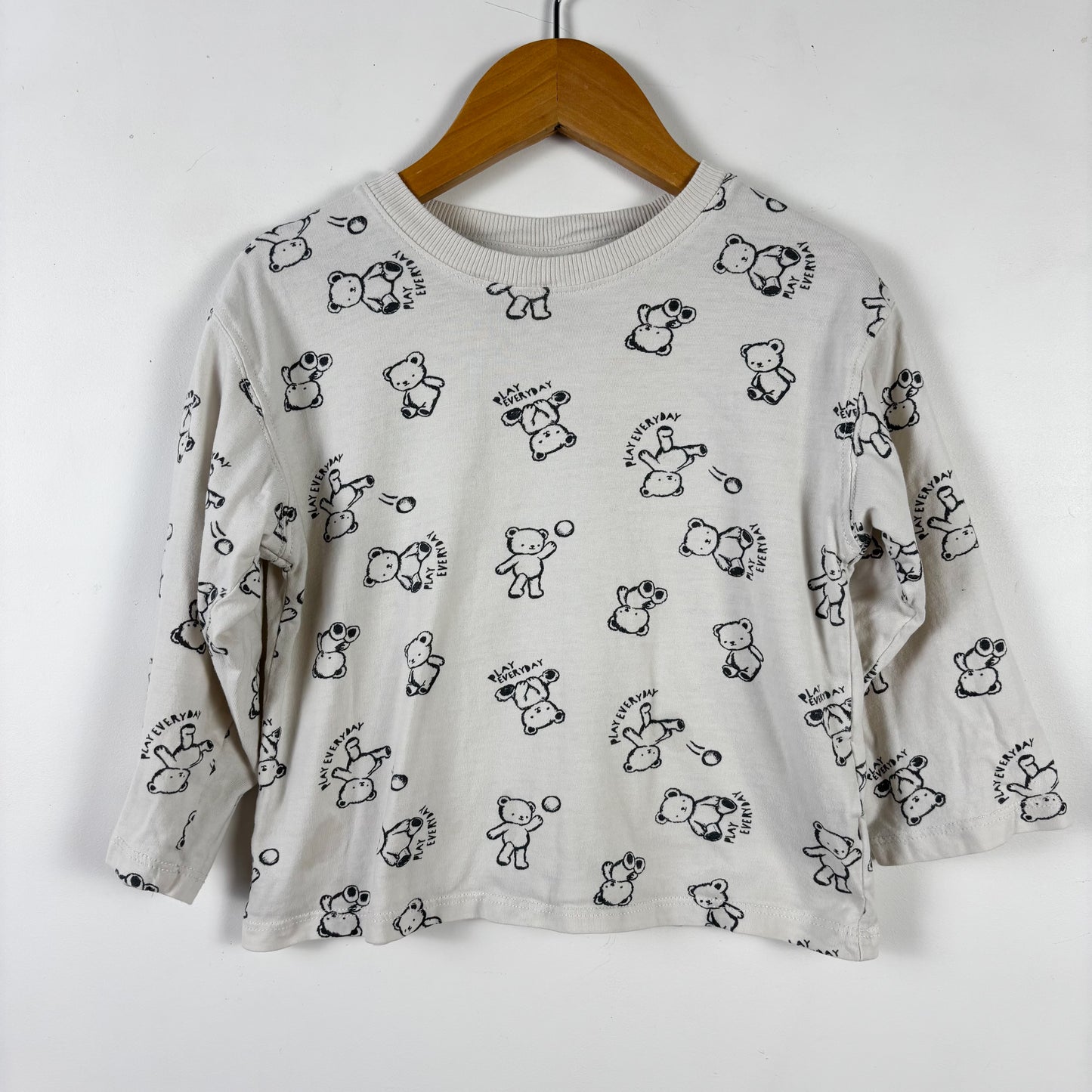Teddy Bear Print Long Sleeve (3Y)