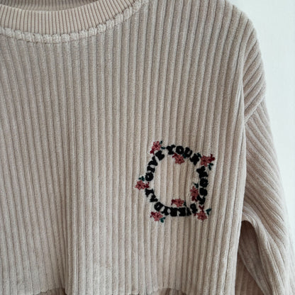 Ribbed Stretchy Corduroy Dress (5-6Y)
