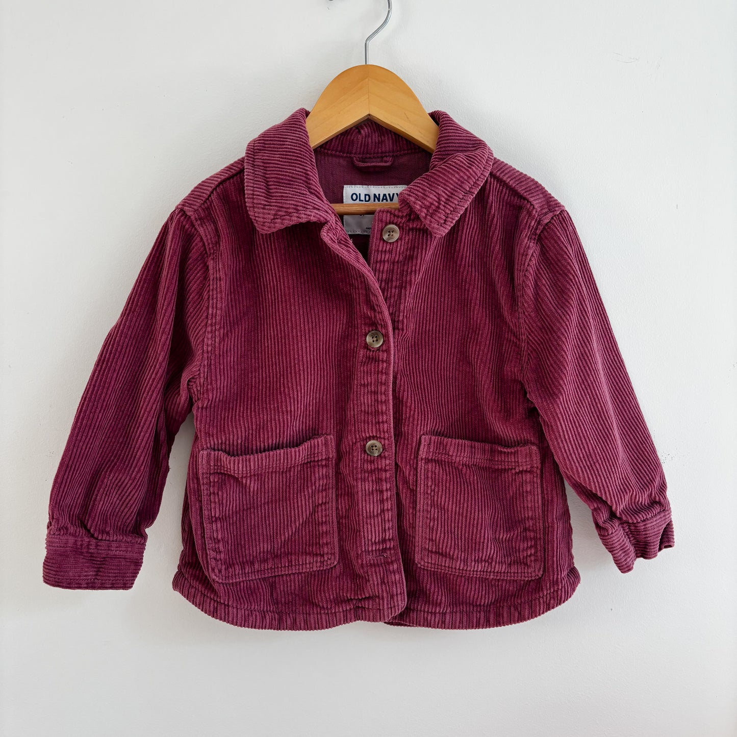 Burgundy Corduroy Shirt (3T)