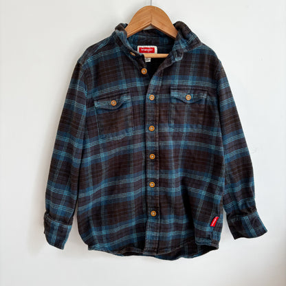 Flannel Button-Up Shirt (8Y)