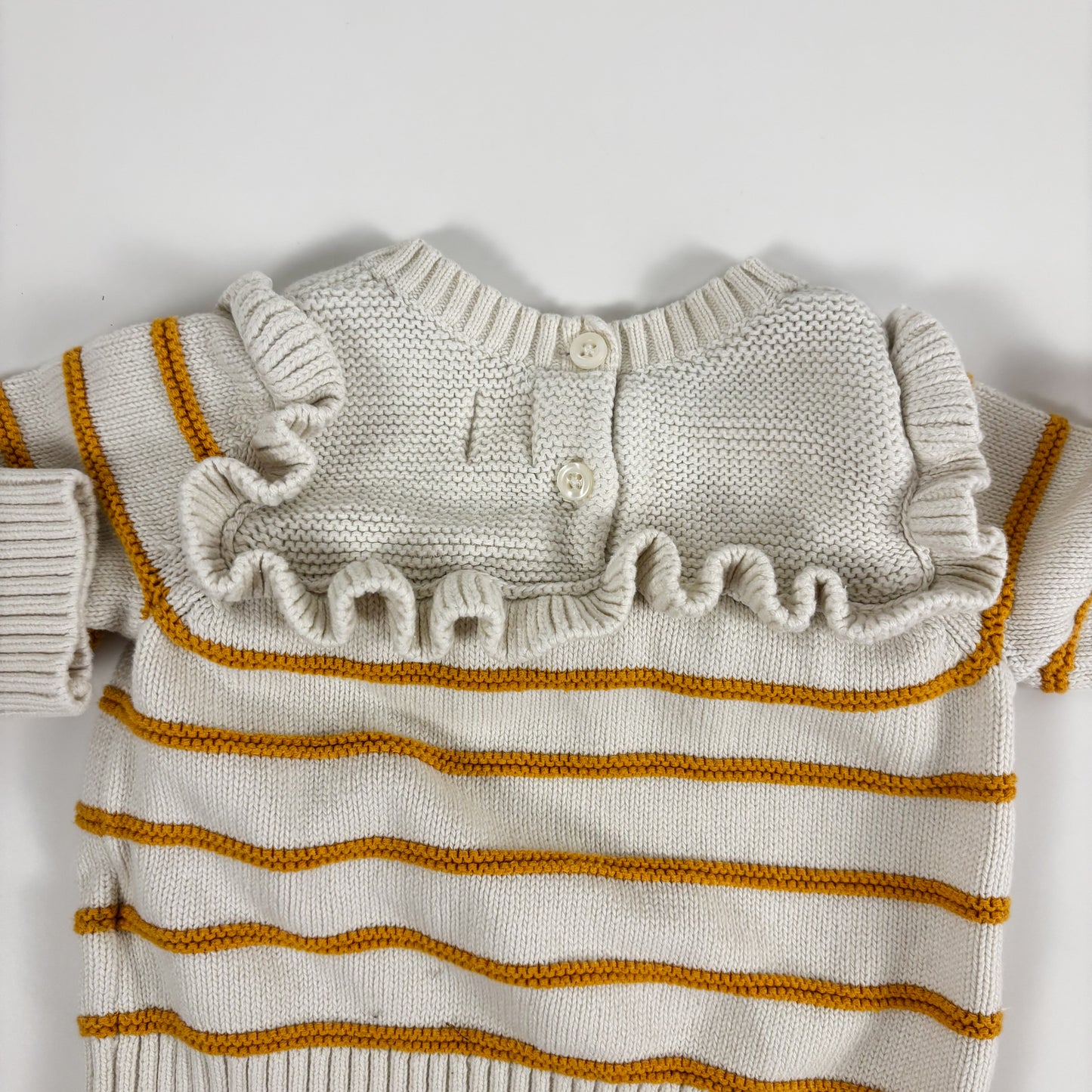 Yellow Striped Sweater (6-12M)
