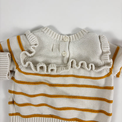 Yellow Striped Sweater (6-12M)
