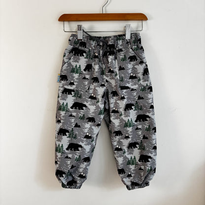Fleece Lined Rain Pants (2T)