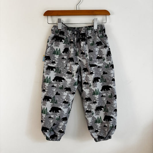 Fleece Lined Rain Pants (2T)