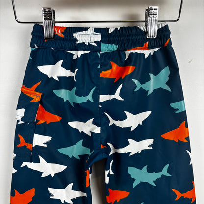 Shark Print Rain Pants (2Y)