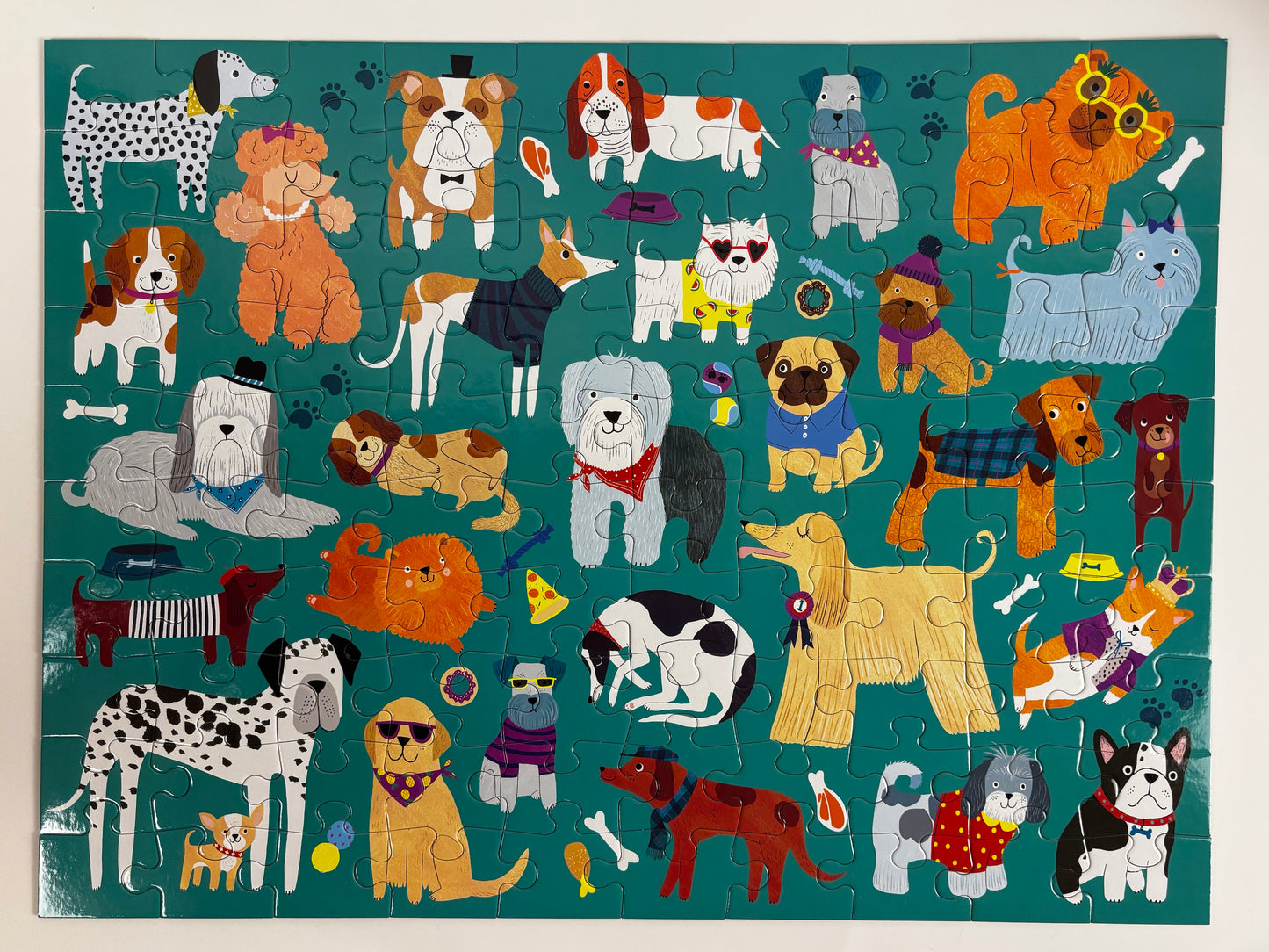 Double-Sided Cat & Dog Puzzle (100 PCS)