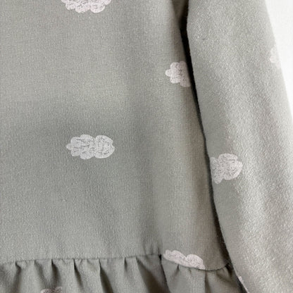 Pale Green Sweatshirt Dress (6-7Y)