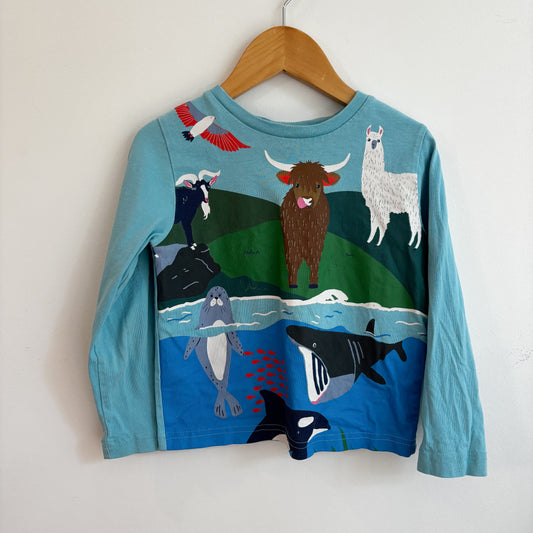 Animal Print Long Sleeve Shirt (2-3Y)