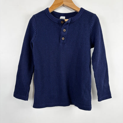 Soft Touch Blue Waffle Shirt (5T)