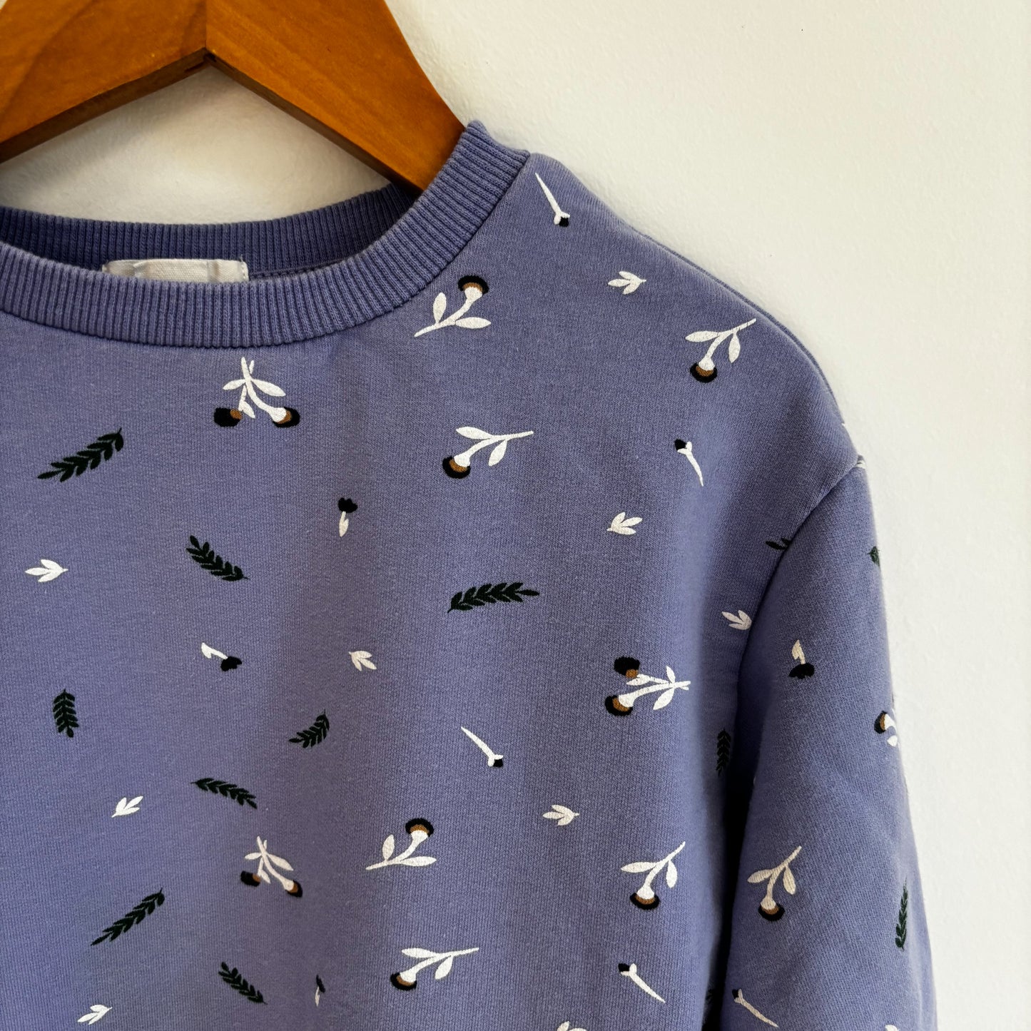 PLAY Purple Floral Sweatshirt Dress (5Y)
