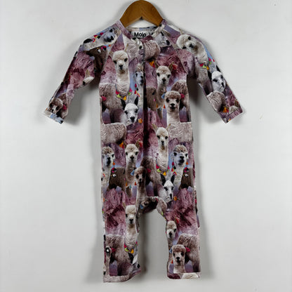 Llama Romper (3-6M)