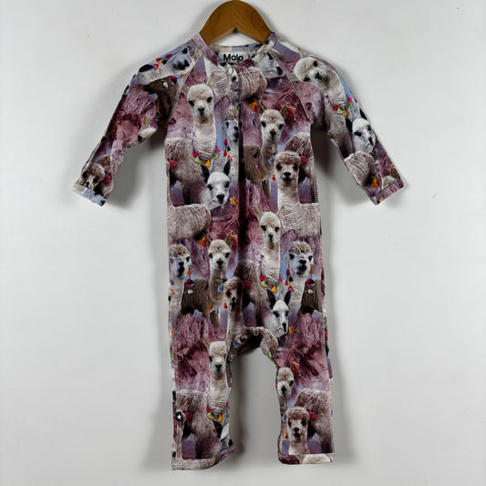 Llama Romper (3-6M)